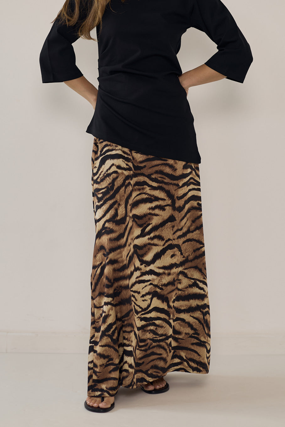 Neon maxi skirt