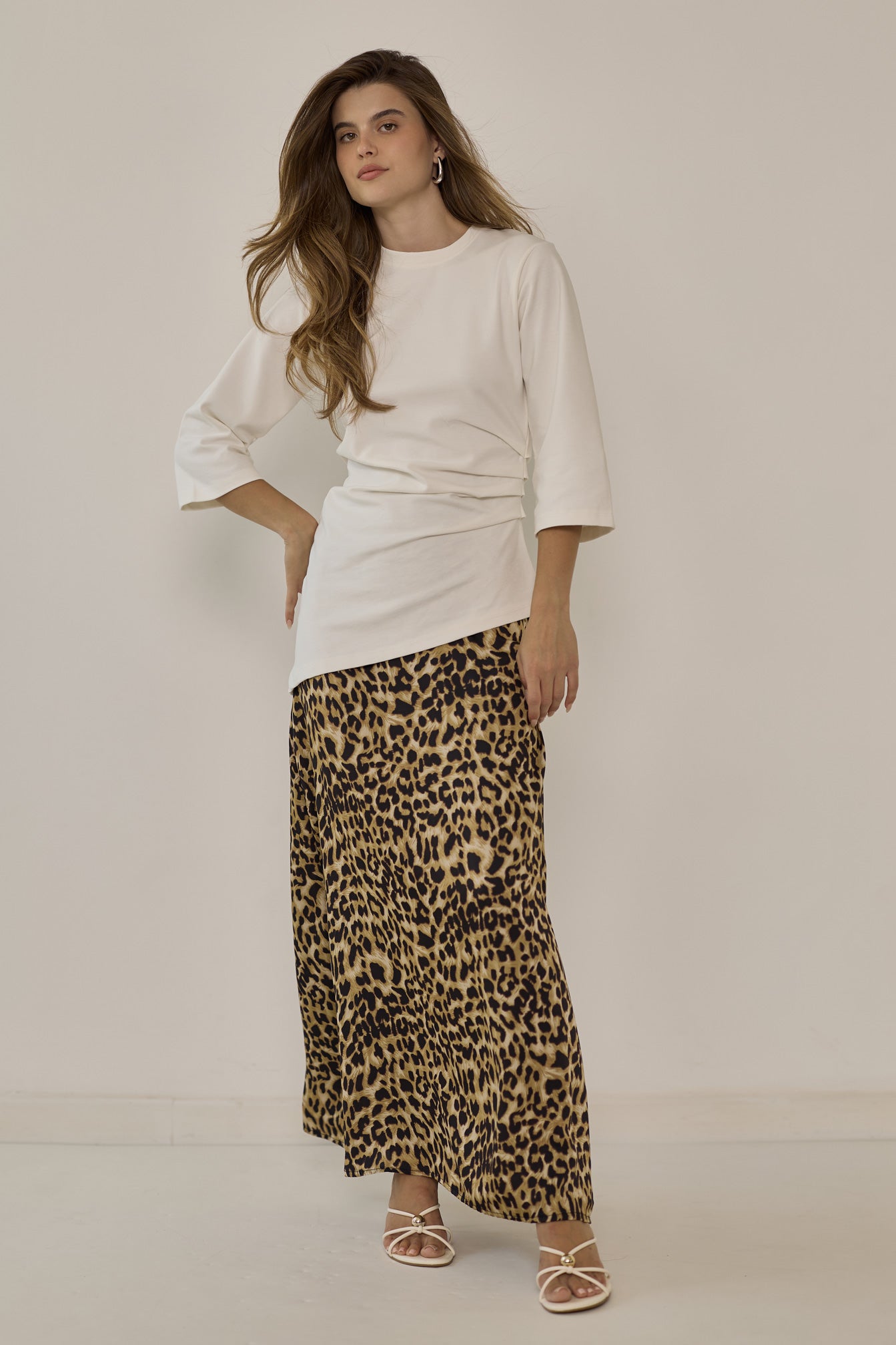 Neon maxi skirt