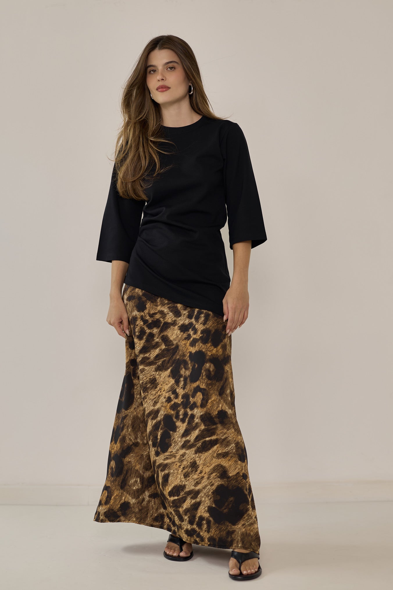 Neon maxi skirt