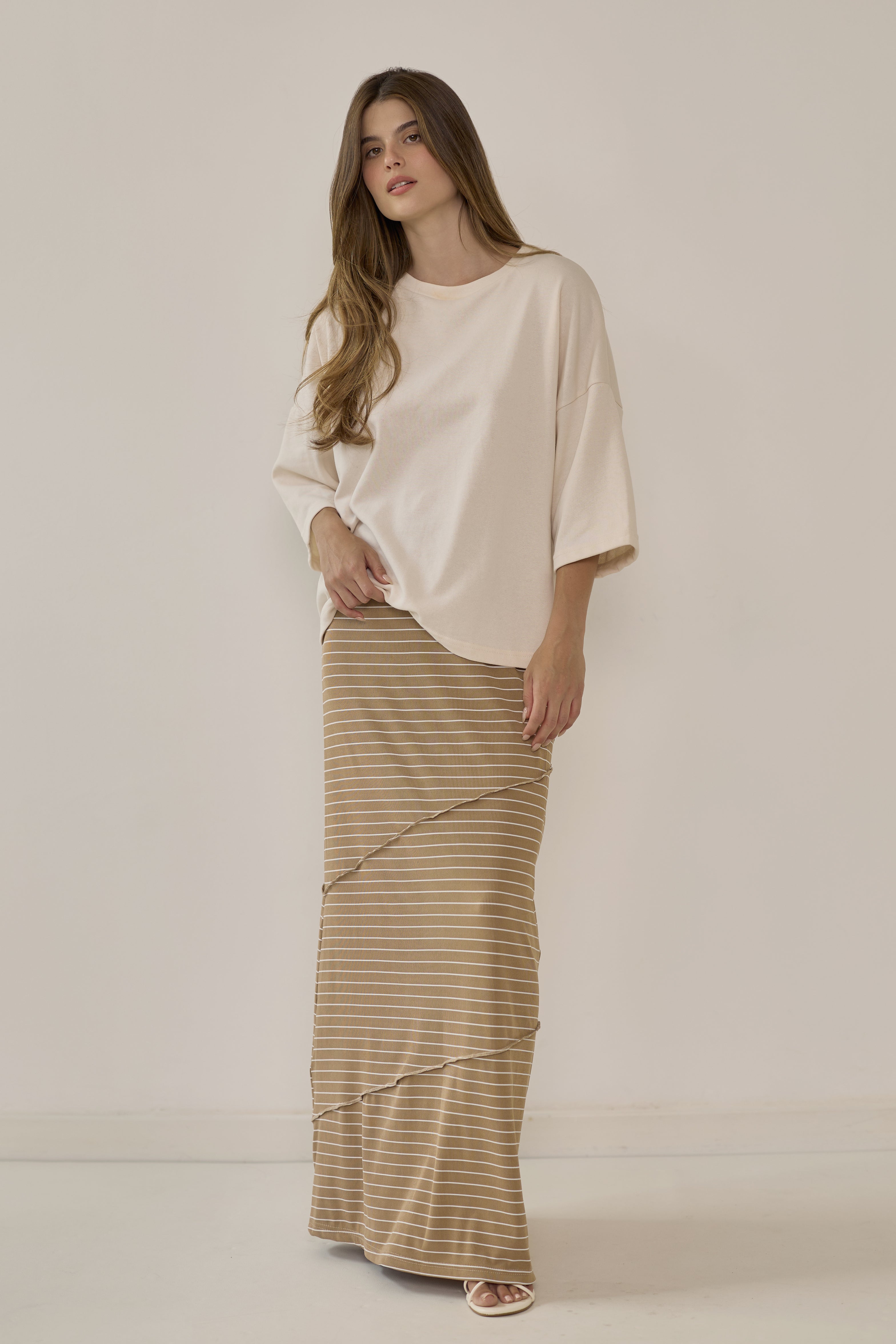 Neon maxi skirt