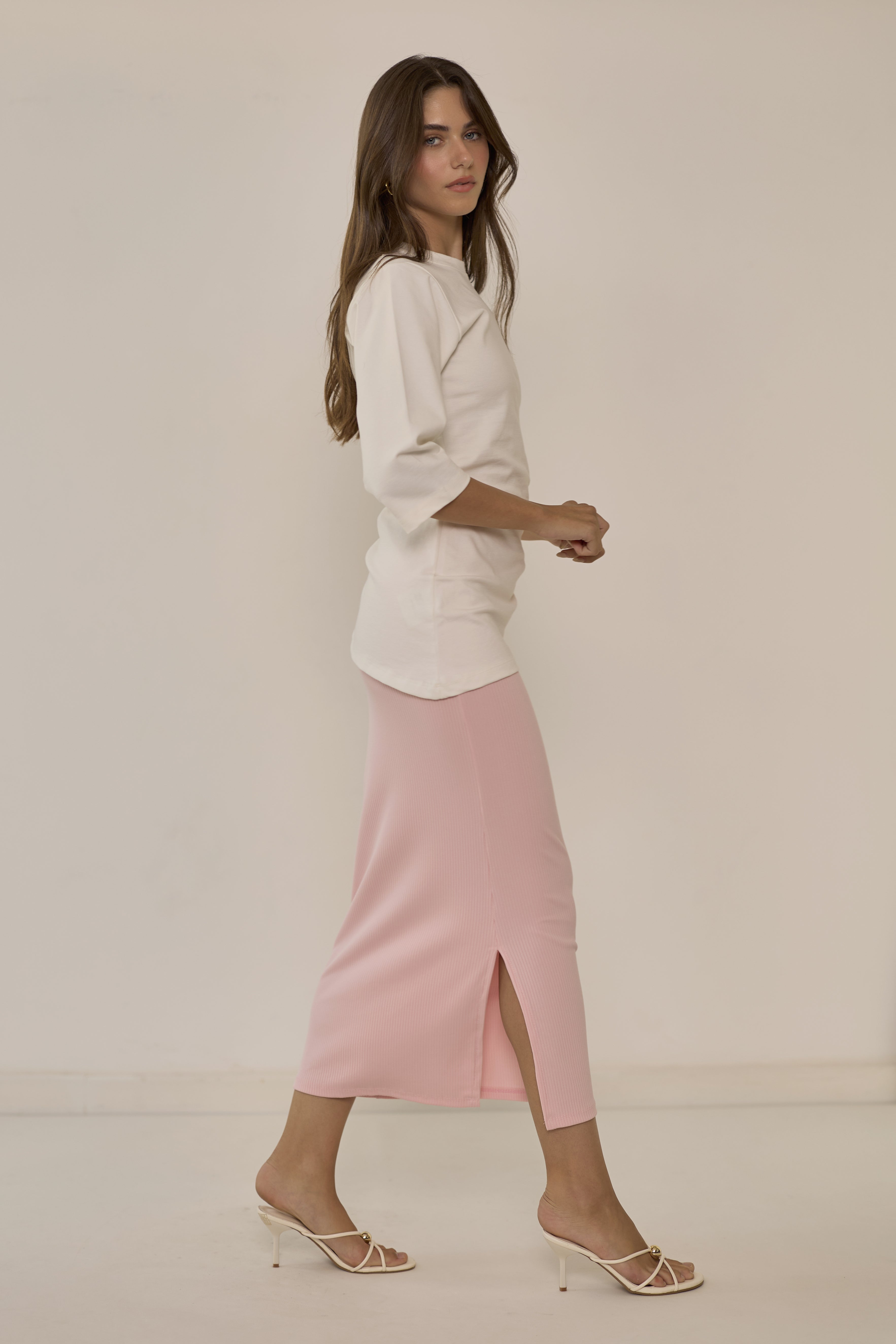 Neon maxi skirt