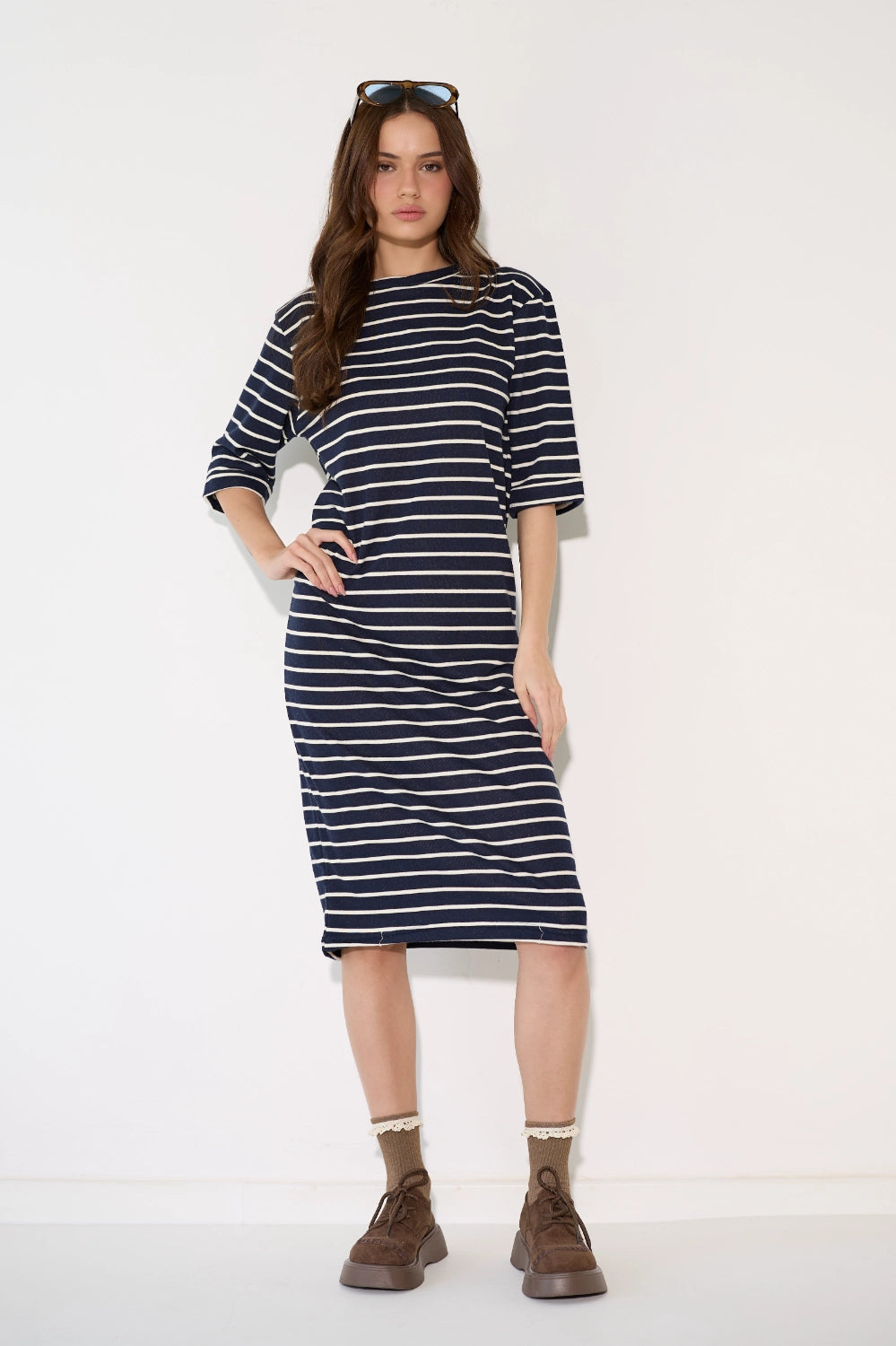 Striped single dress 25