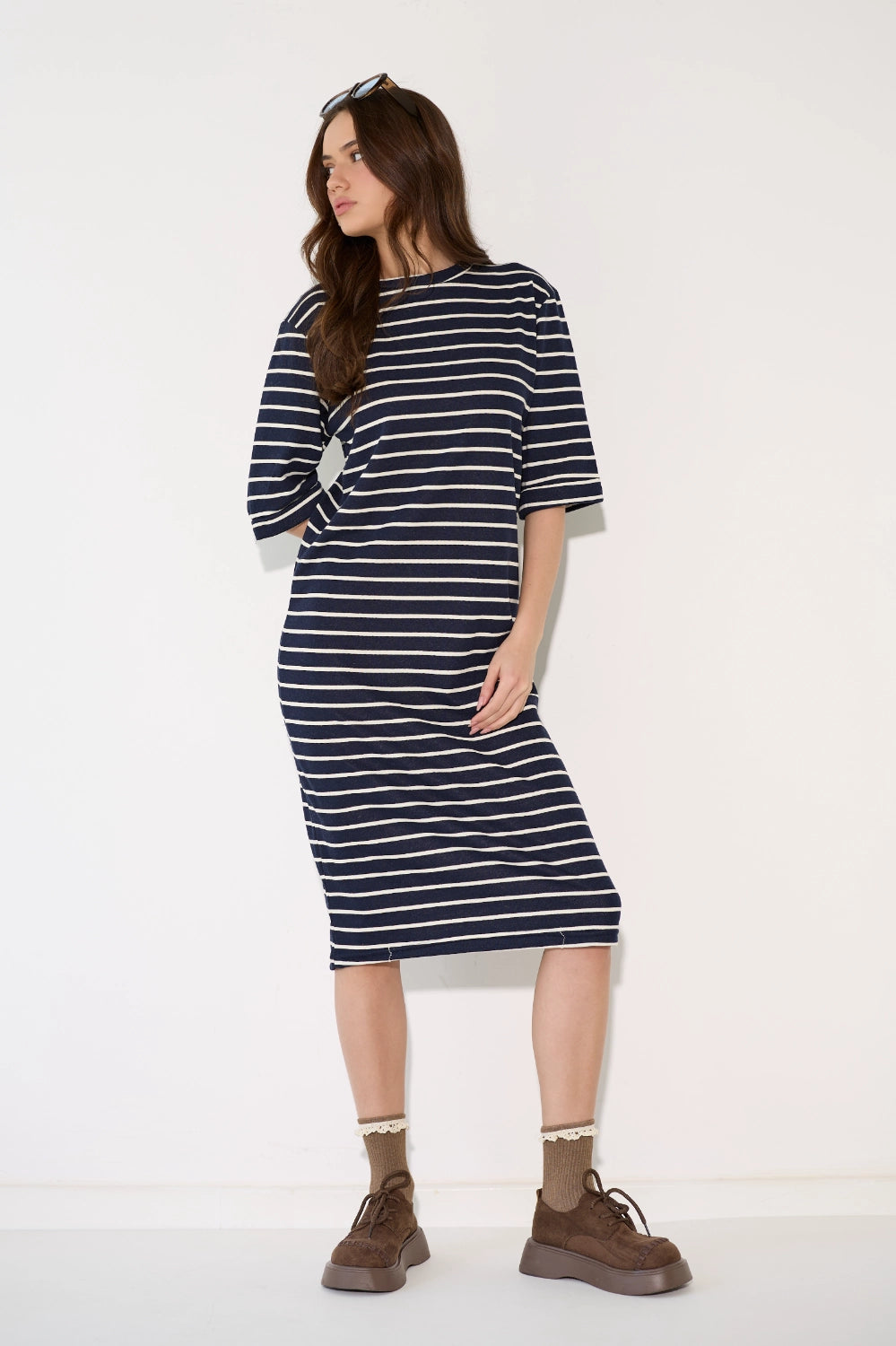 Striped single dress 25