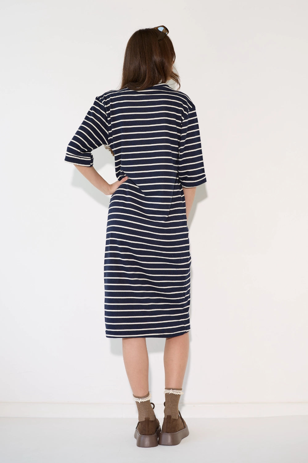 Striped single dress 25