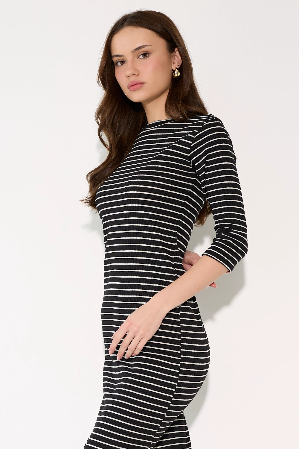 Striped single dress 25