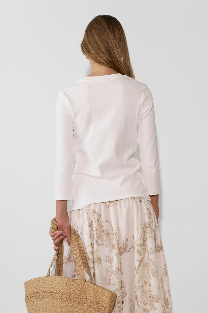 Fleece tiered skirt Hoodia