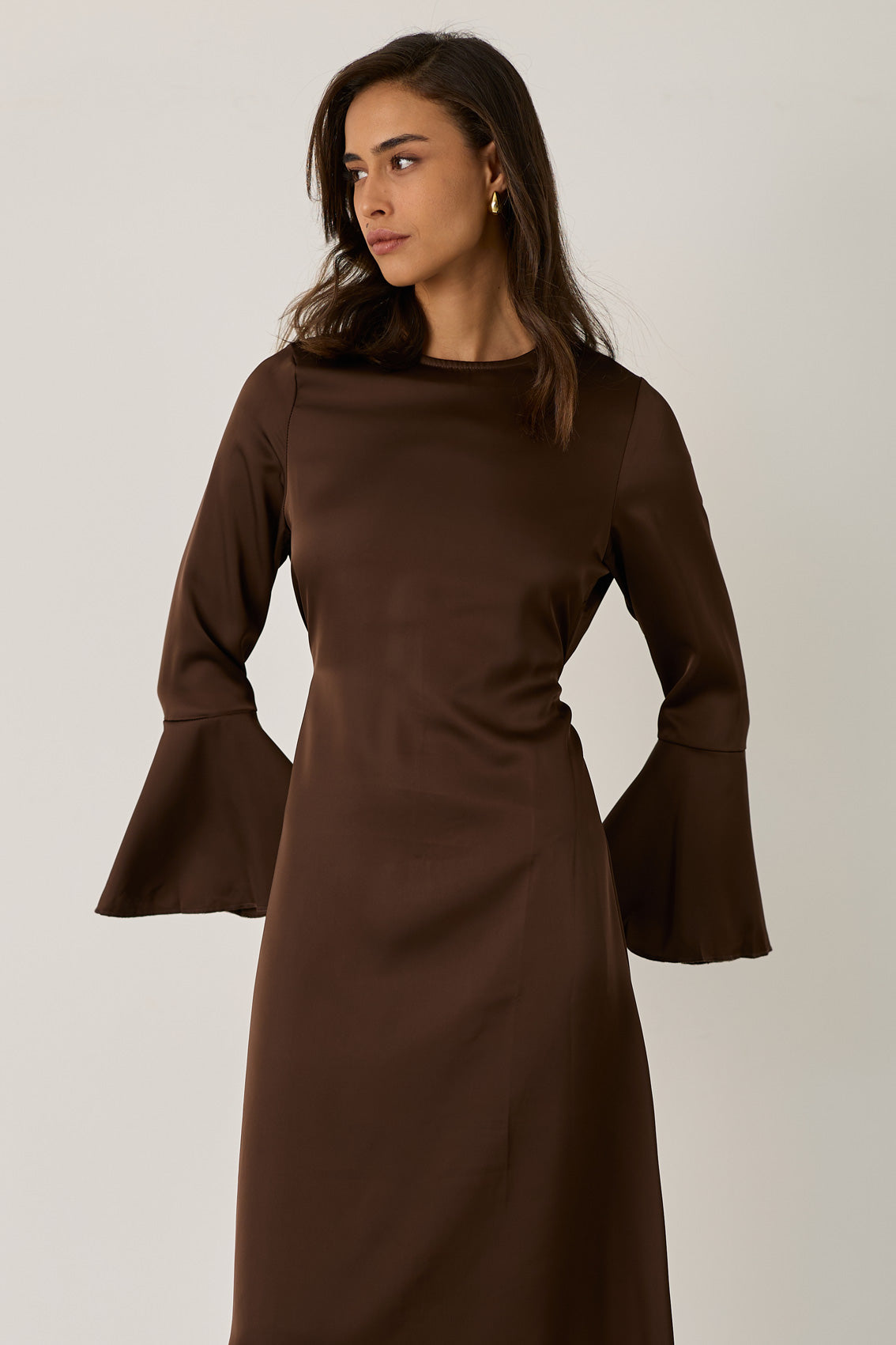Nicole satin dress