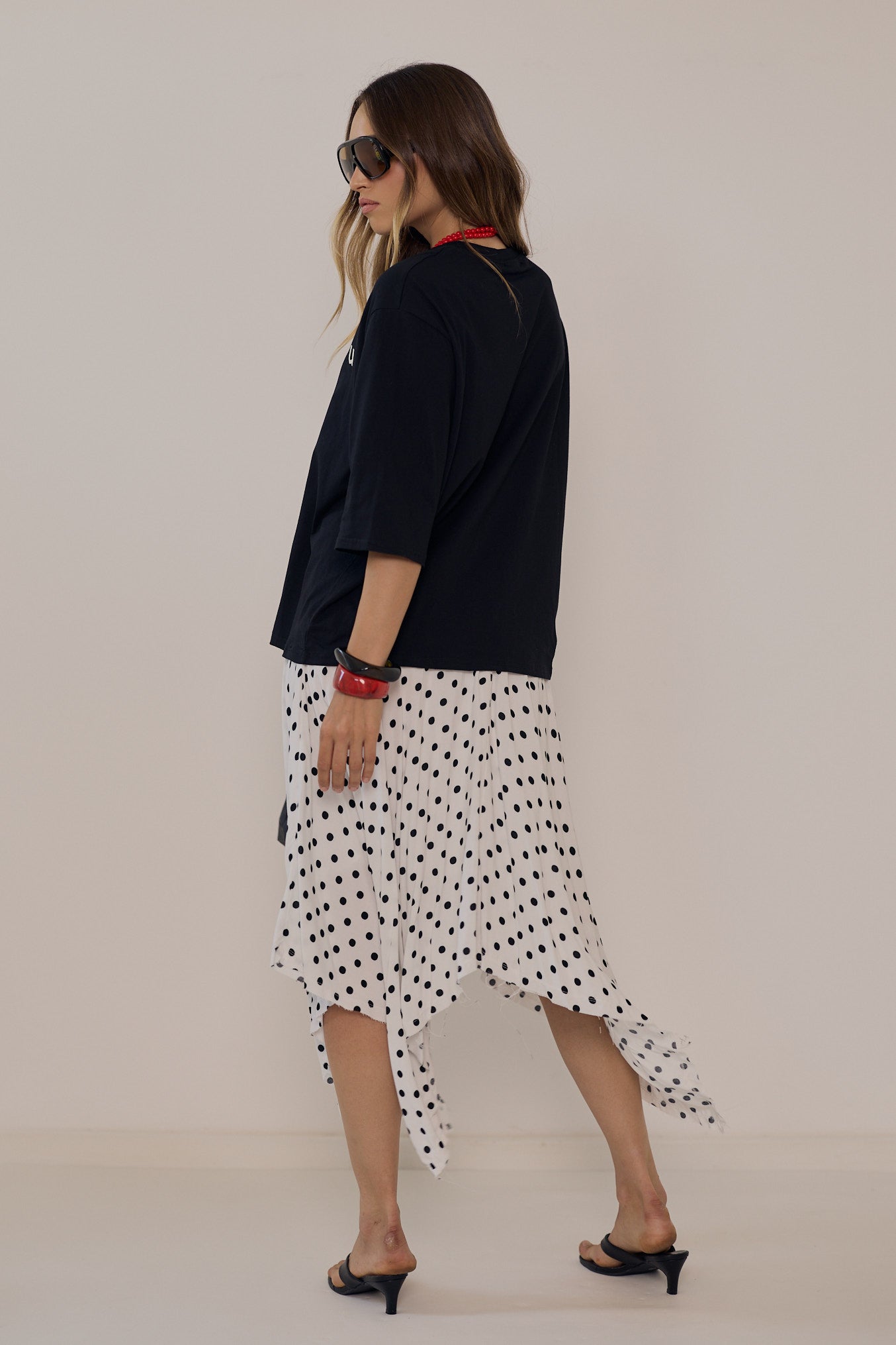 Neon maxi skirt
