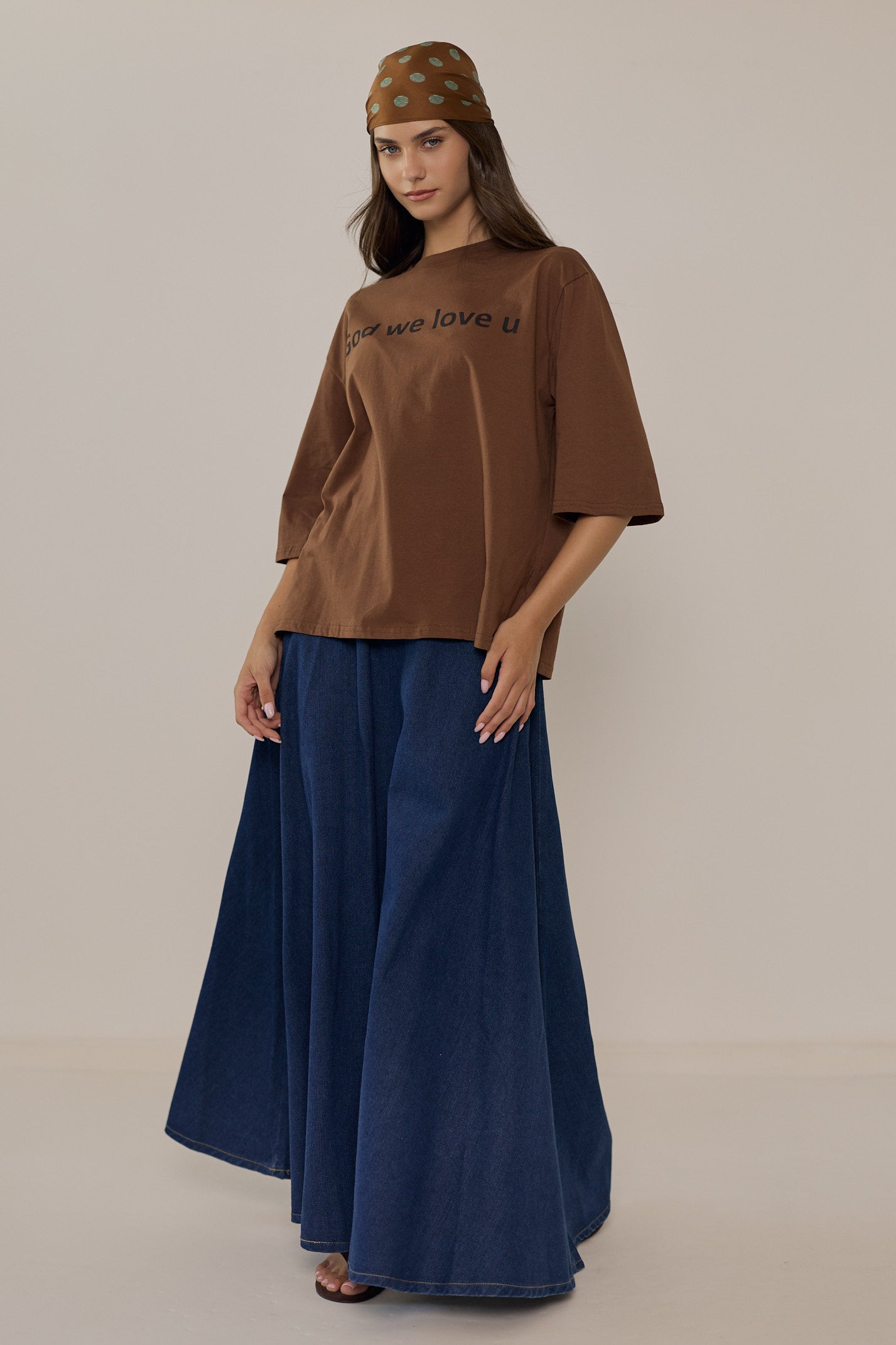 Neon maxi skirt