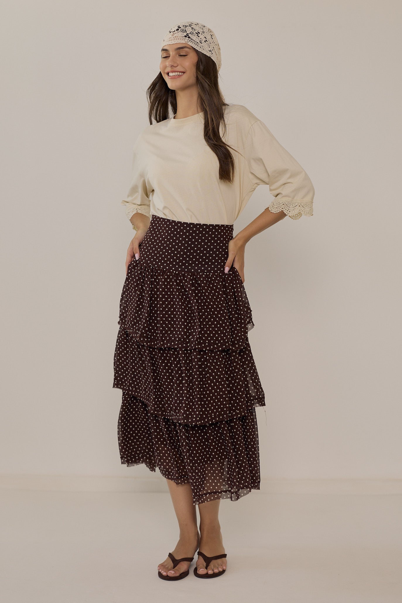 Neon maxi skirt