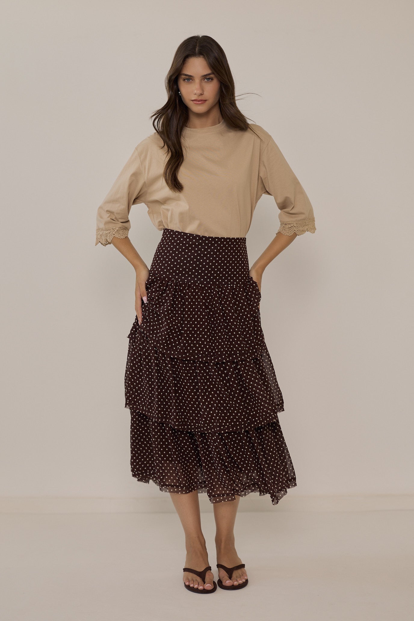 Neon maxi skirt