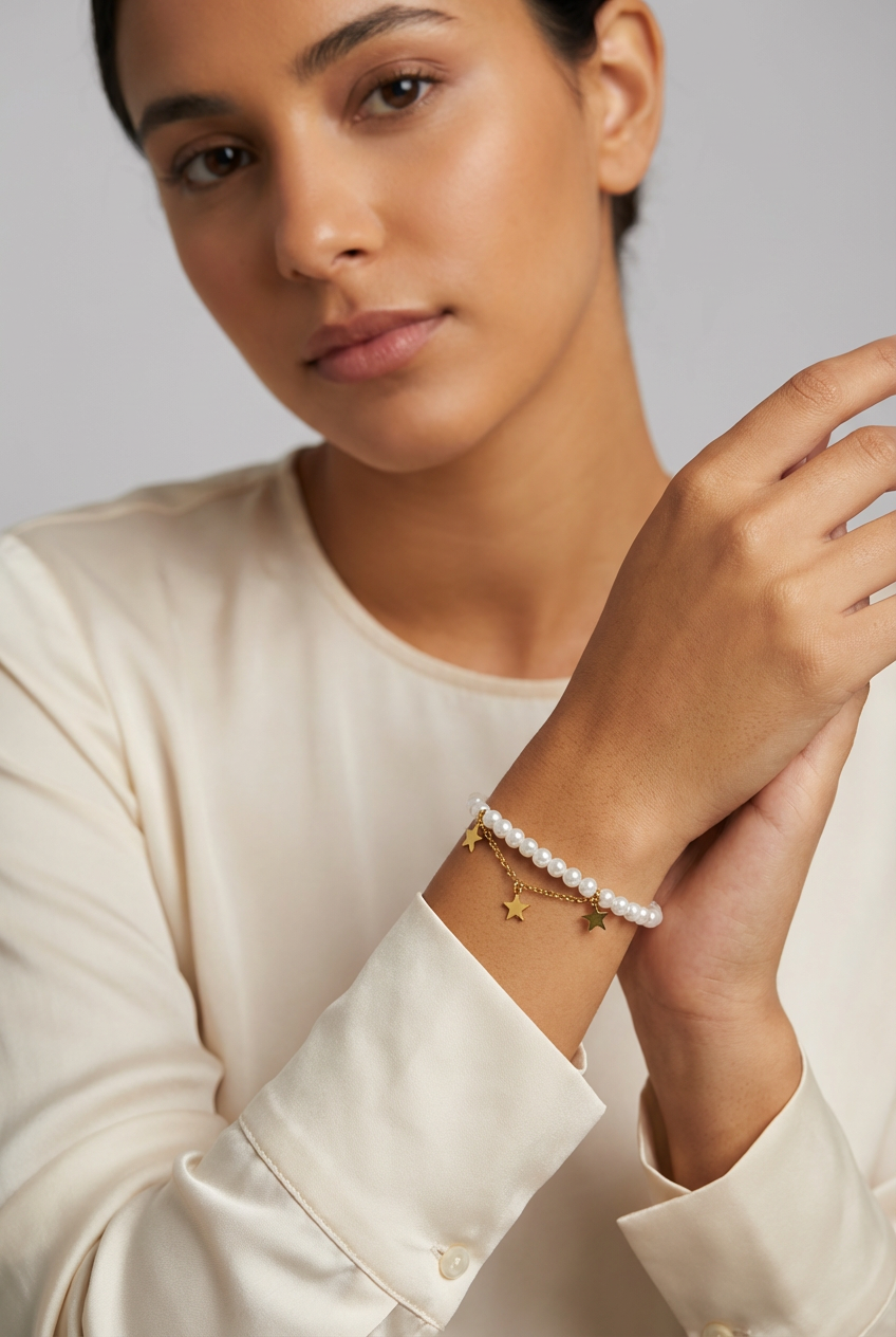 Drop pendant bracelet
