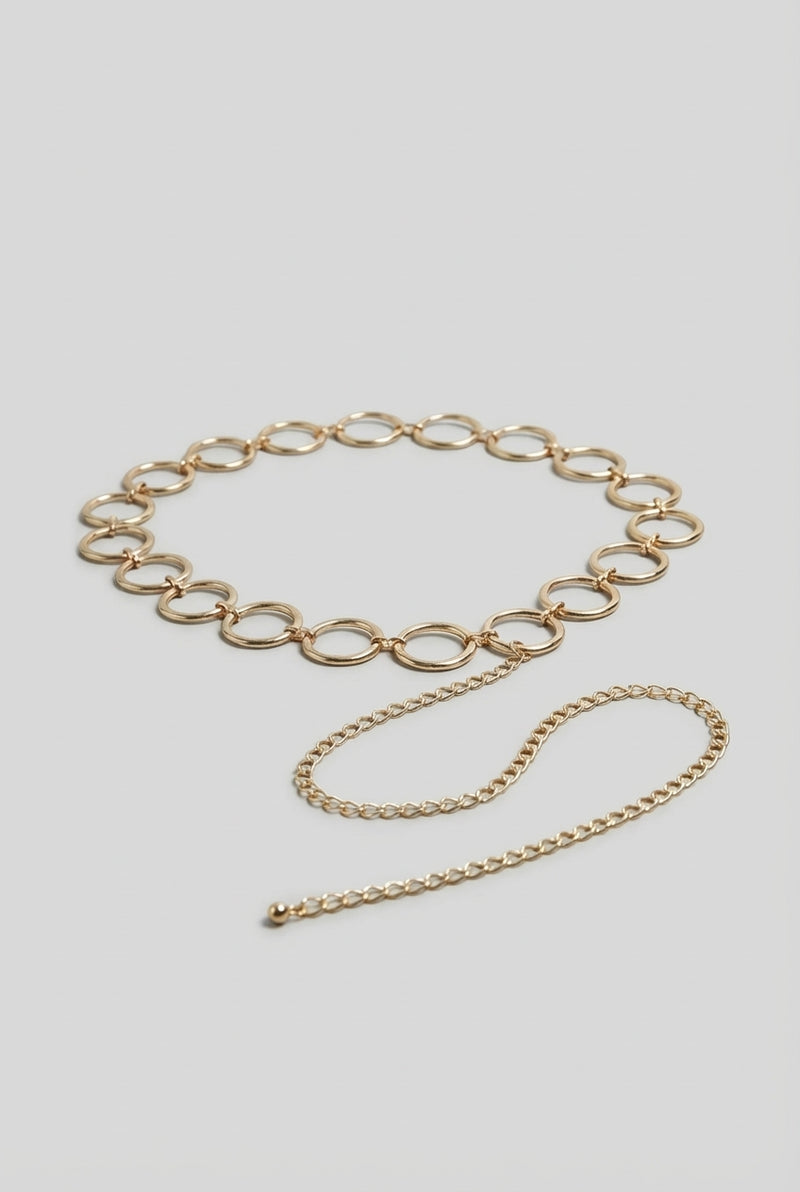 חגורת שרשרת עיגולים גדולים