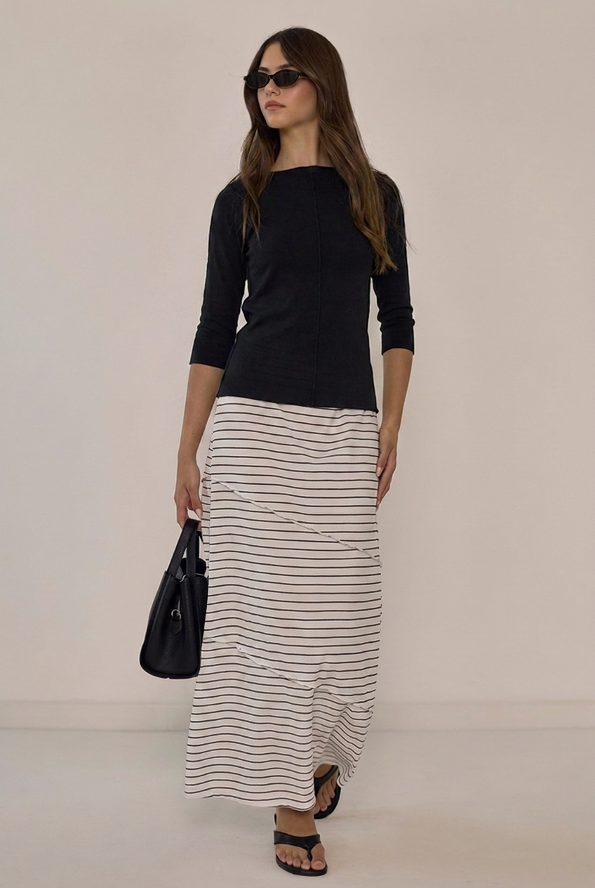 Neon maxi skirt