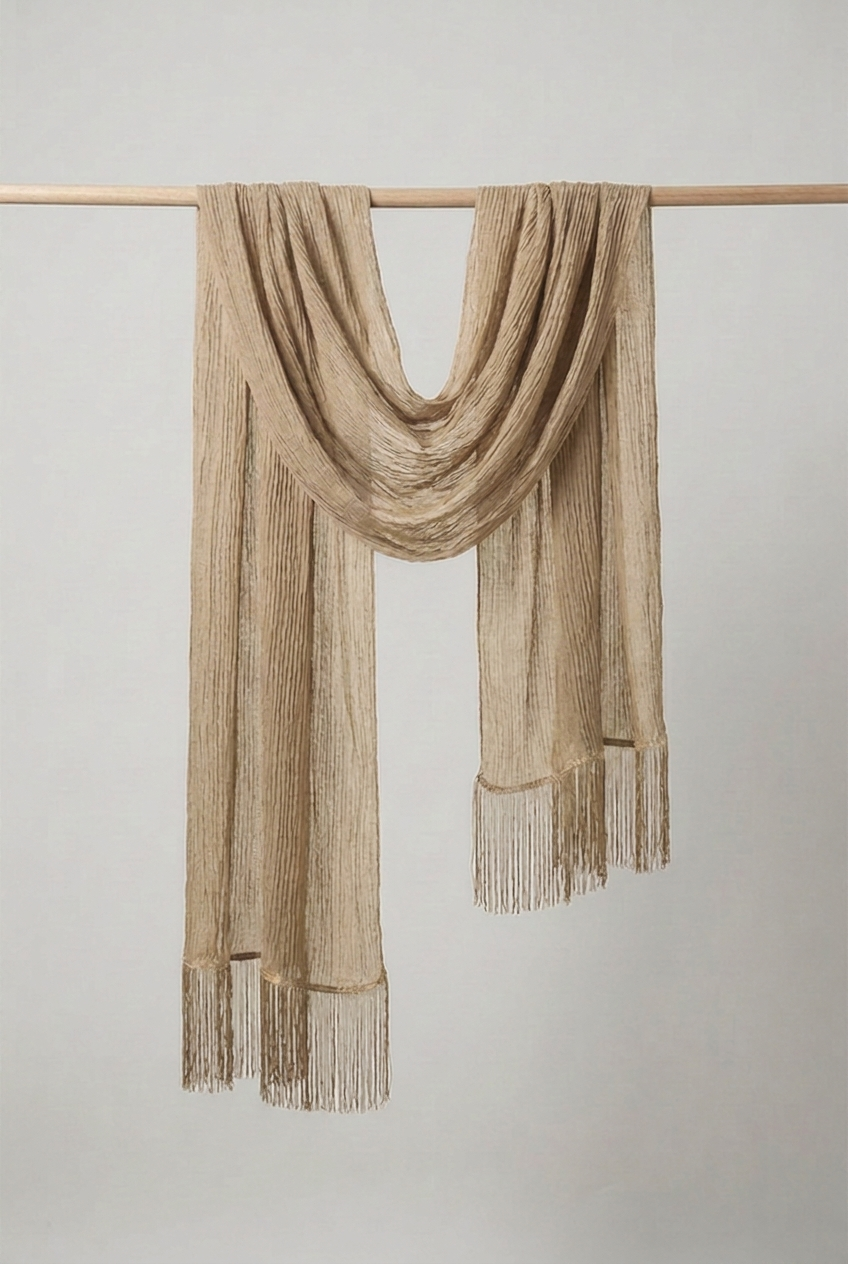 Plain scarf