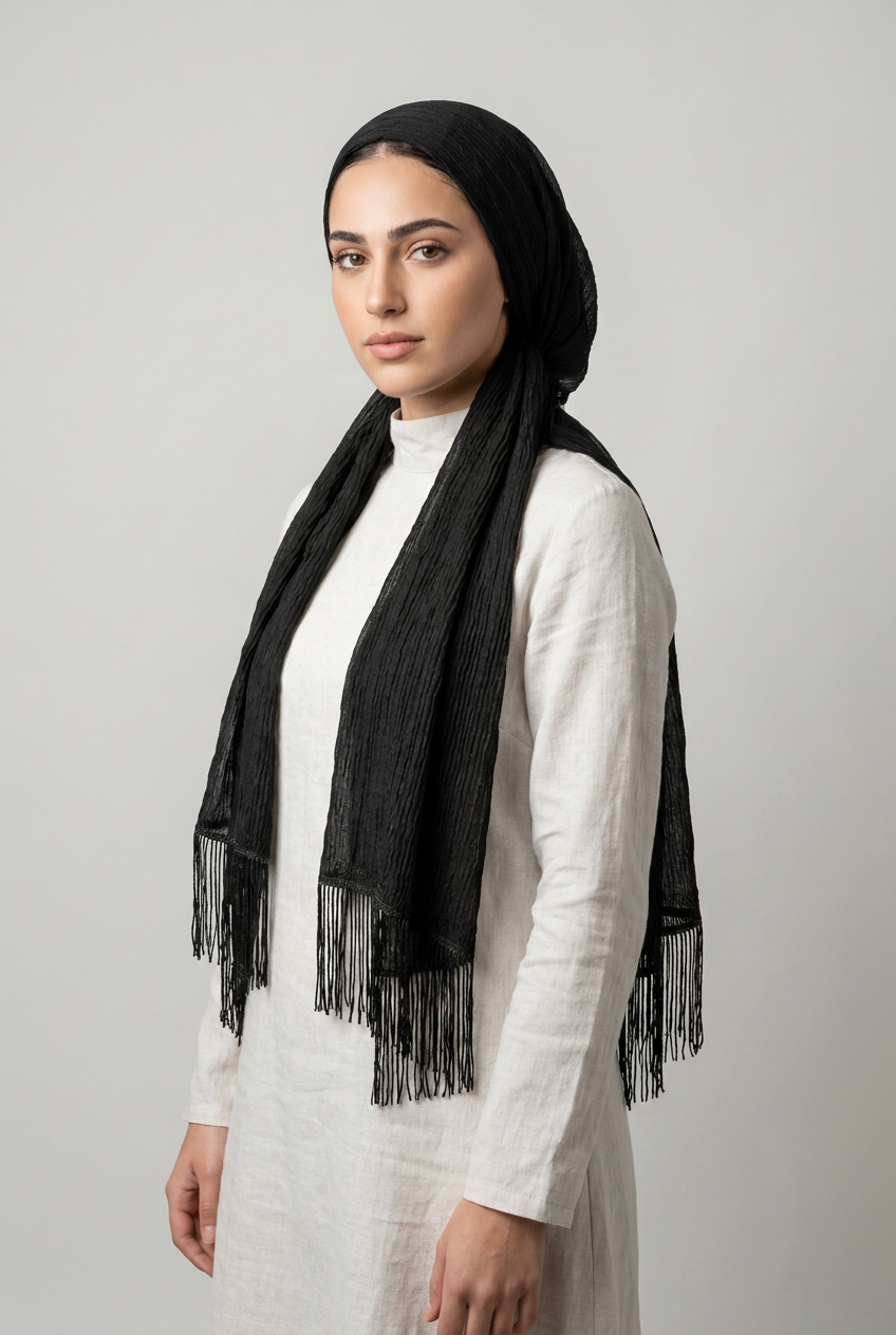 Plain scarf