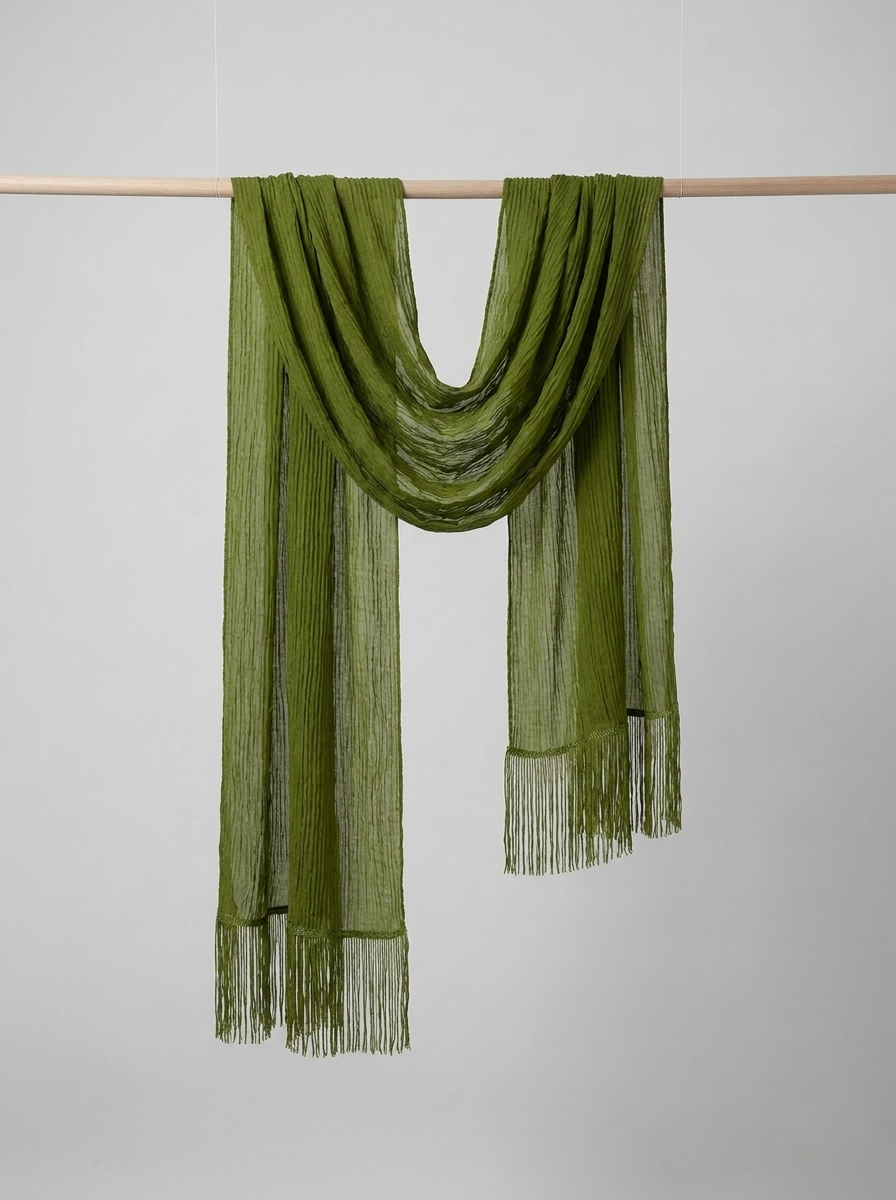 Plain scarf