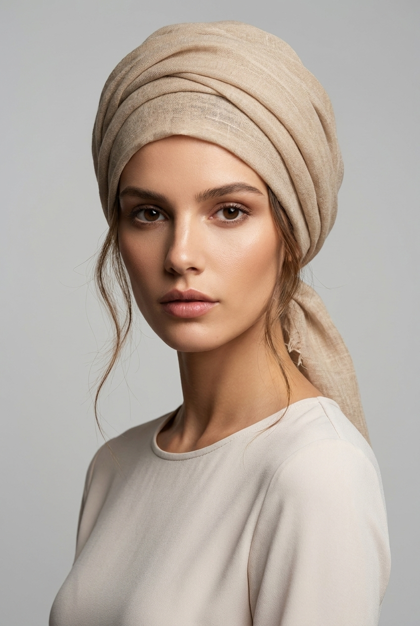 Plain scarf