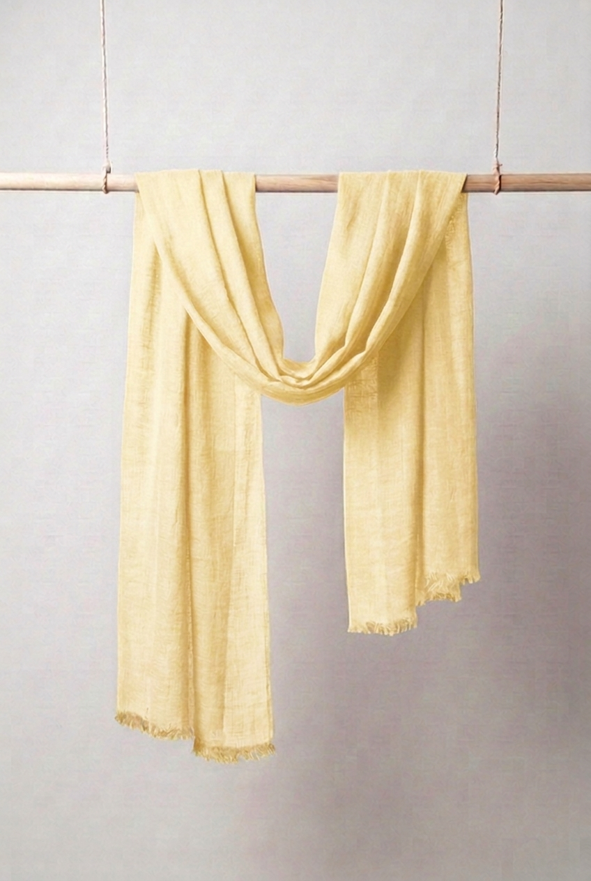 Plain scarf