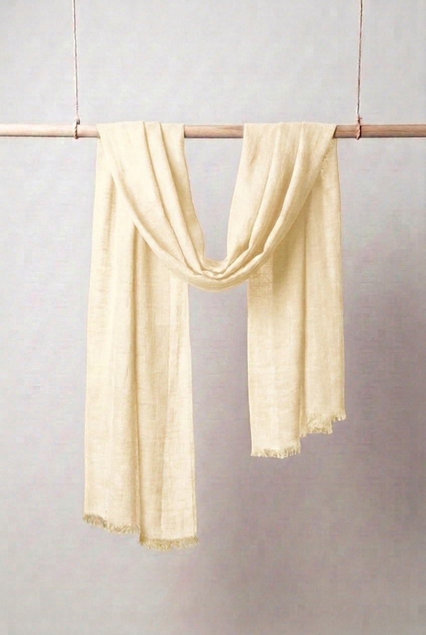Plain scarf