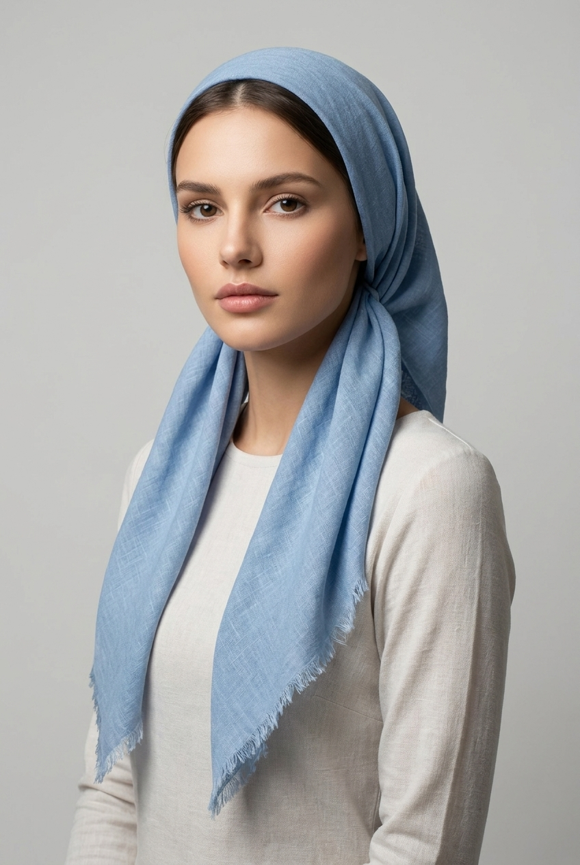 Plain scarf