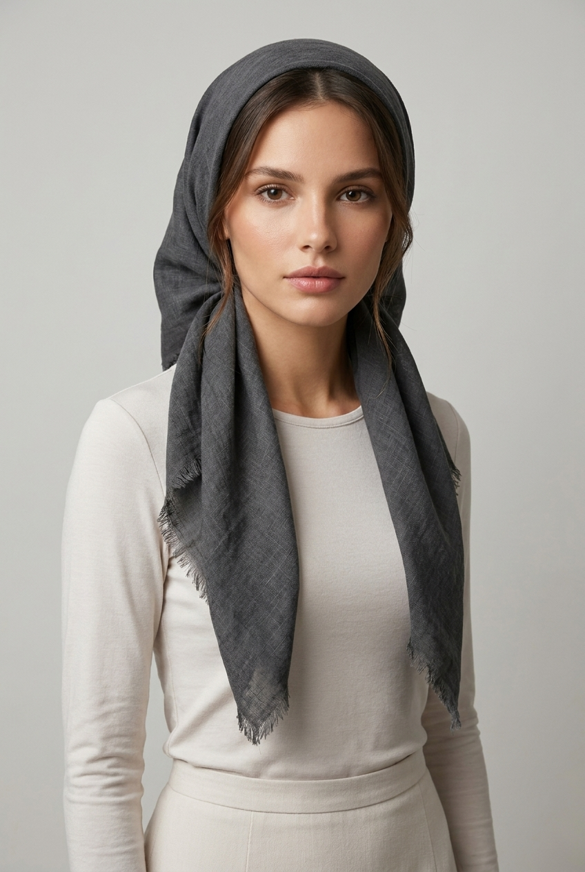Plain scarf