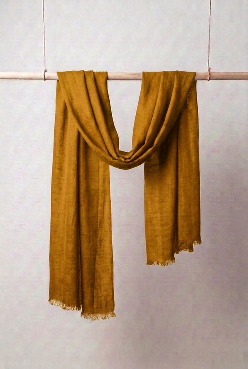 Plain scarf