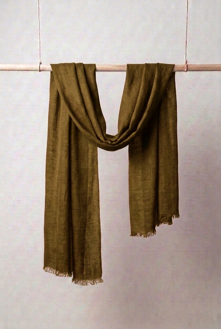 Plain scarf