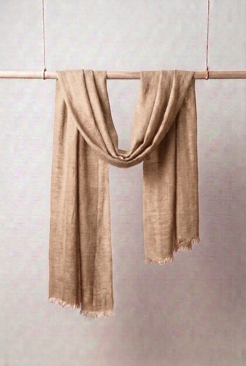 Plain scarf