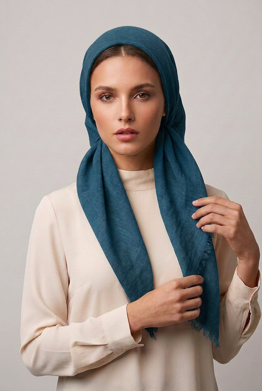 Plain scarf