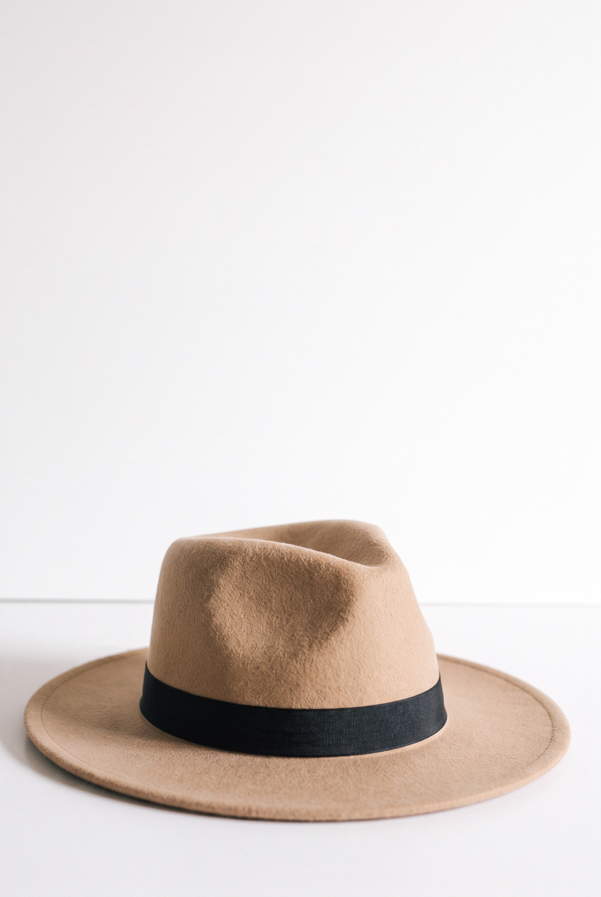 Smooth angora beret hat
