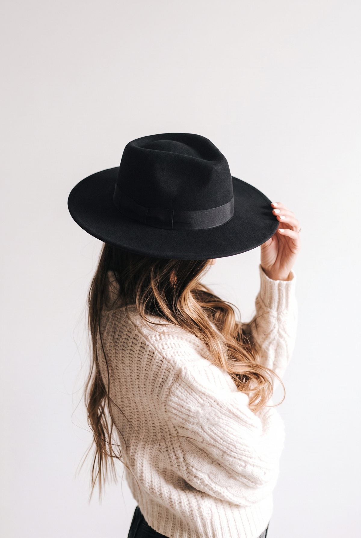 Smooth angora beret hat
